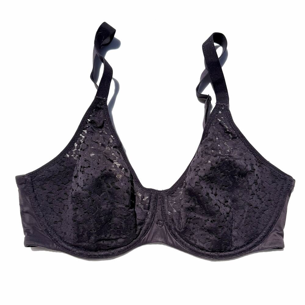 Chantelle Norah Chic Underwire Bra 32DD Dark Gray 13F1